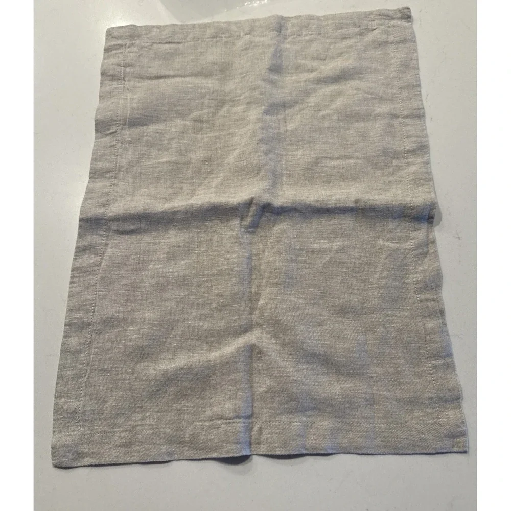 Quince 100% Linen Napkin Light Beige Coastal Minimalist Replacement